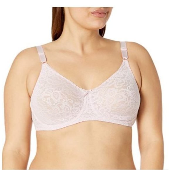 Bali Women's Lace 'N Smooth Stretch Lace Underwire Bra DF3432 - Picture 1 of 4